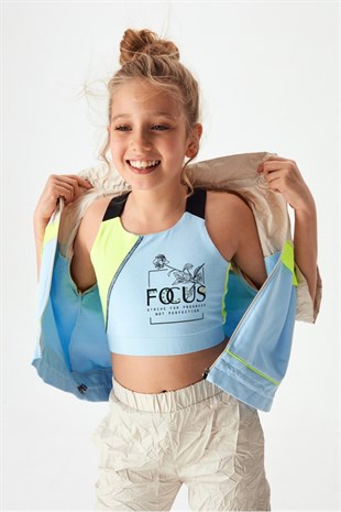 08-14 Yaş Kız Çocuk Focus Atlet Pantolon Takım