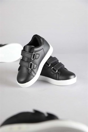Vicco Oyo Unisex Işıklı Siyah-Beyaz Spor Ayakkabı