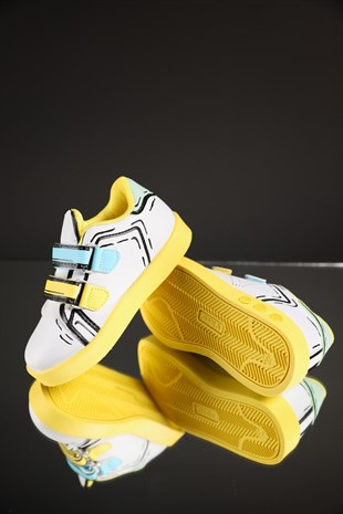 Vicco Unisex Picasso Sarı Işıklı Spor Ayakkabı