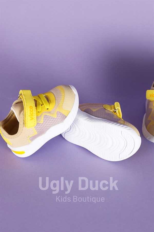 Vicco Robi Unisex İlk Adım Bej Spor Ayakkabı