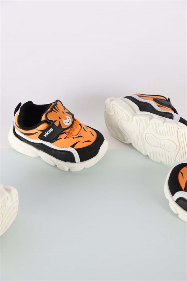 Vicco Zoo Desenli Unisex Çocuk Orange Spor Ayakkabı